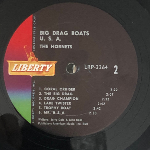The Hornets (2) : Big Drag Boats U.S.A. (LP, Album)