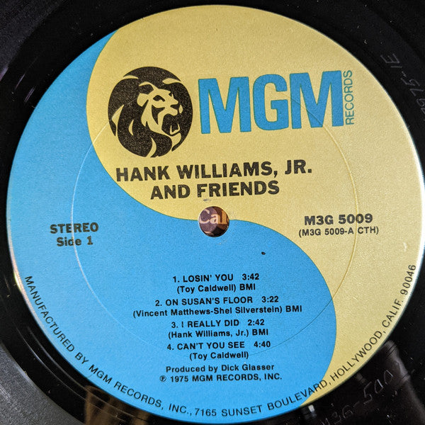 Hank Williams Jr. : Hank Williams, Jr. And Friends (LP, Album, Ter)
