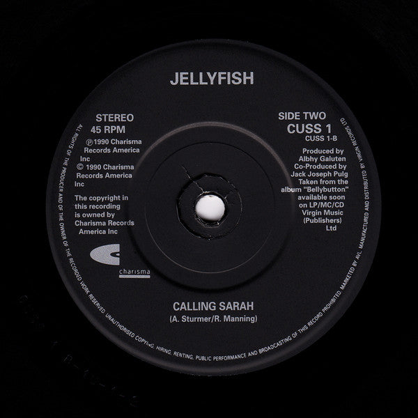 Jellyfish (2) : The King Is Half-Undressed (7", Single, Pap)