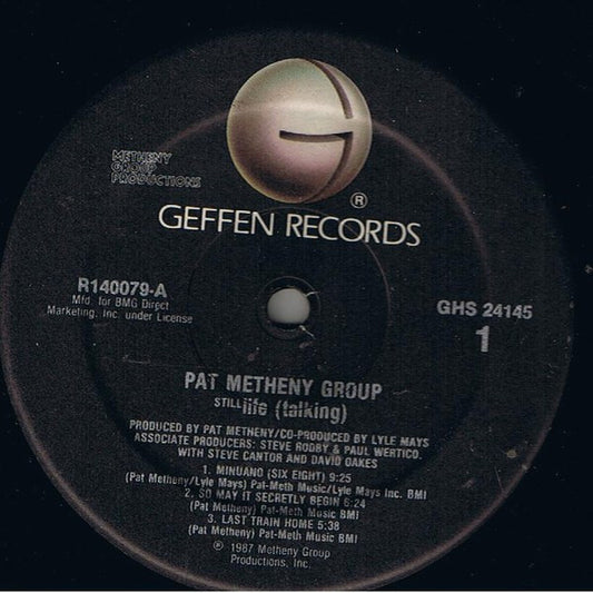 Pat Metheny Group : Still Life (Talking) (LP, Album, Club, BMG)