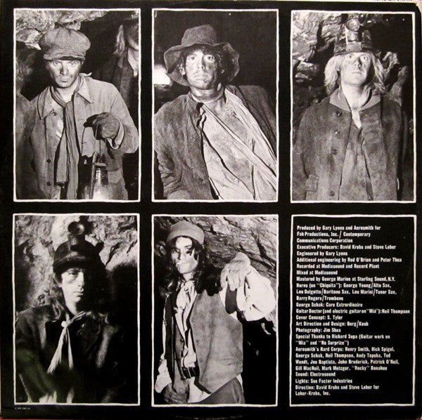 Aerosmith : Night In The Ruts (LP, Album, Pit)