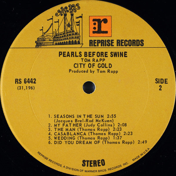 Thos. Rapp*, Pearls Before Swine : City Of Gold (LP, Album)