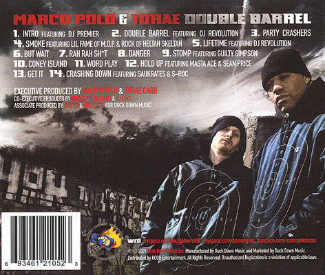 Marco Polo (3) & Torae : Double Barrel (CD, Album)