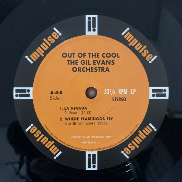 The Gil Evans Orchestra* : Out Of The Cool (LP, Album, RE, 180)