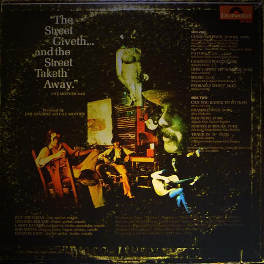 Cat Mother And The All Night Newsboys* : The Street Giveth.. And The Street Taketh Away (LP, Album, Son)