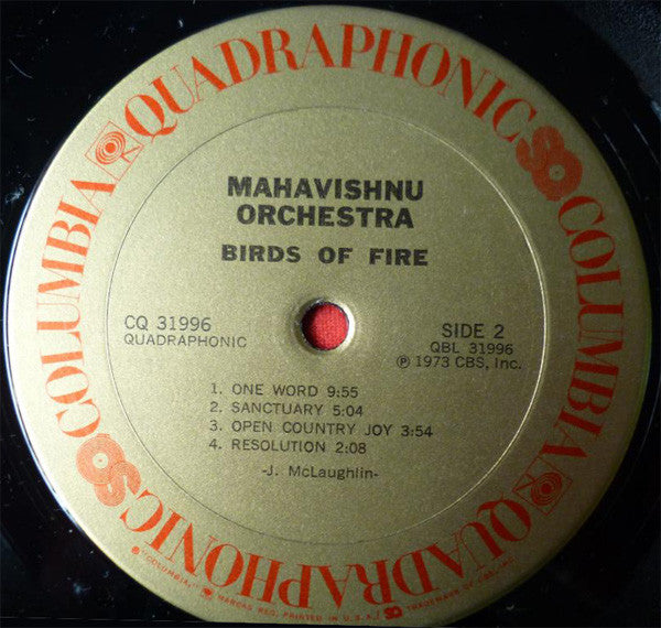 Mahavishnu Orchestra : Birds Of Fire (LP, Album, Quad, Pit)
