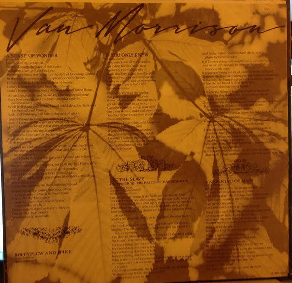 Van Morrison : A Sense Of Wonder (LP, Album, 72 )