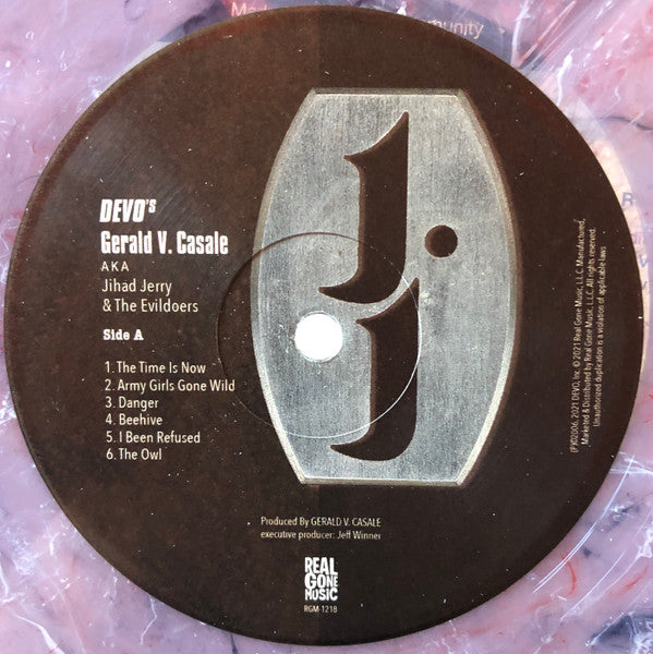 DEVO's Gerald V. Casale* : A K A Jihad Jerry & The Evildoers (LP, Album, RSD, Ltd, RE, Gat)