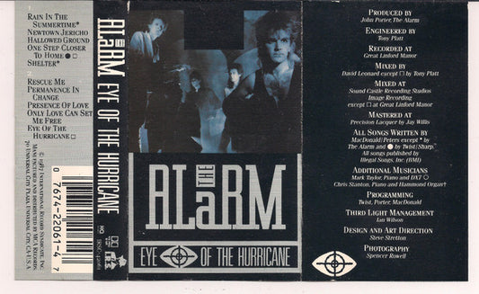 The Alarm : Eye Of The Hurricane (Cass, Album)
