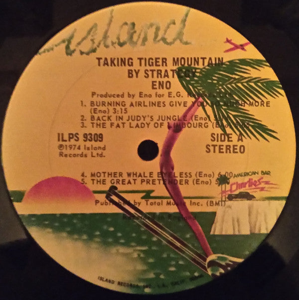Eno* : Taking Tiger Mountain (By Strategy) (LP, Album, Gat)