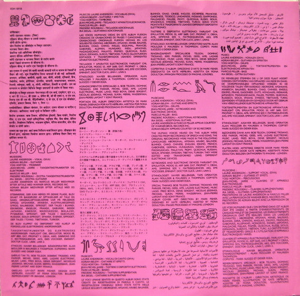 Jean-Michel Jarre : Zoolook (LP, Album)