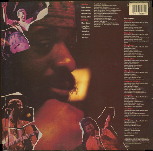 James Blood Ulmer : Black Rock (LP, Album, Pit)