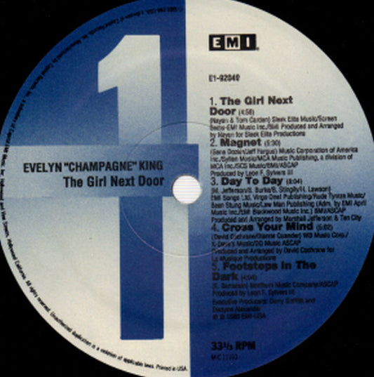 Evelyn "Champagne" King* : The Girl Next Door (LP, Album)
