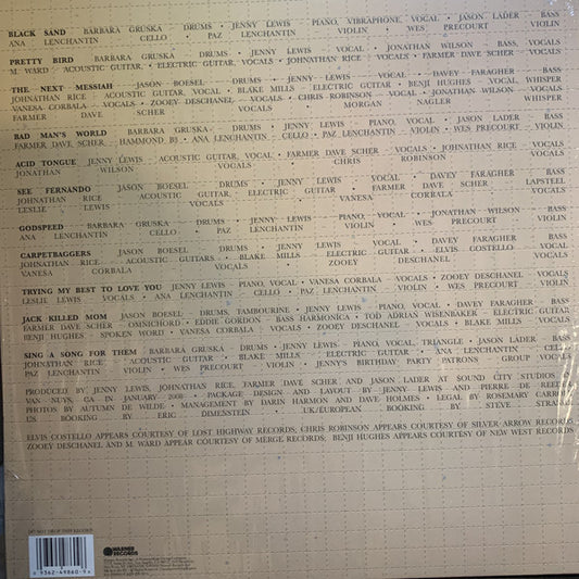 Jenny Lewis : Acid Tongue (LP + LP, S/Sided, Etch + Album, RE, RP)