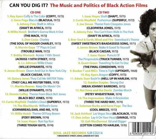 Various : Can You Dig It? The Music And Politics Of Black Action Films 1968-75 (2xCD, Comp)