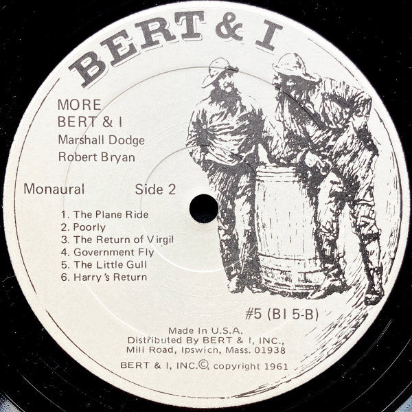 Robert Bryan (2), Marshall Dodge : More Bert And I ... And Other Stories From Down East (LP, Album, Mono)