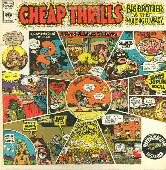 Big Brother & The Holding Company : Cheap Thrills (LP, Album, RE, Pit)