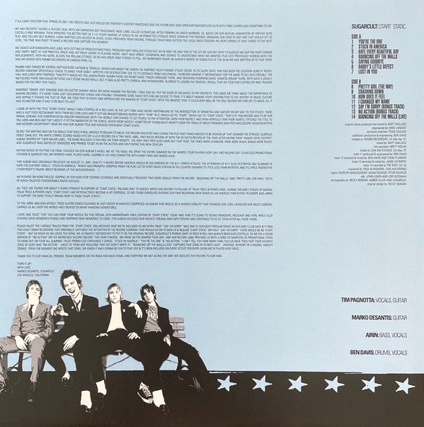 Sugarcult : Start Static (LP, Album, Dlx, RE)