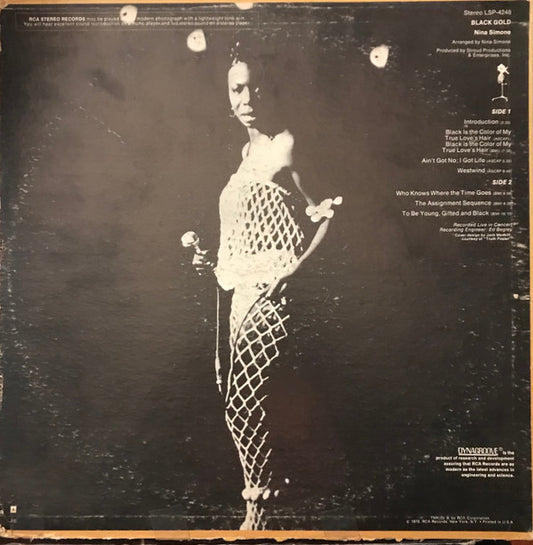 Nina Simone : Black Gold (LP, Album, Ind)