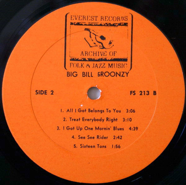 Big Bill Broonzy : Big Bill Broonzy (LP, RE)