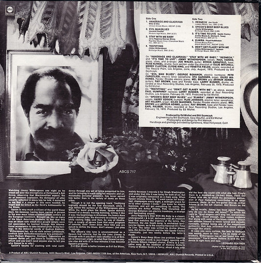 Jimmy Witherspoon : Handbags And Gladrags (LP)