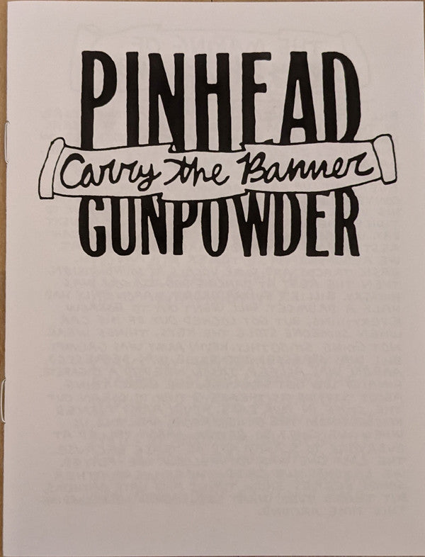 Pinhead Gunpowder : Carry The Banner (12", MiniAlbum, RE, Whi)