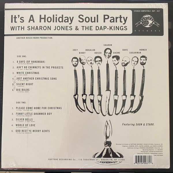 Sharon Jones & The Dap-Kings : It's A Holiday Soul Party (LP, Album, Ltd, RE, Can)