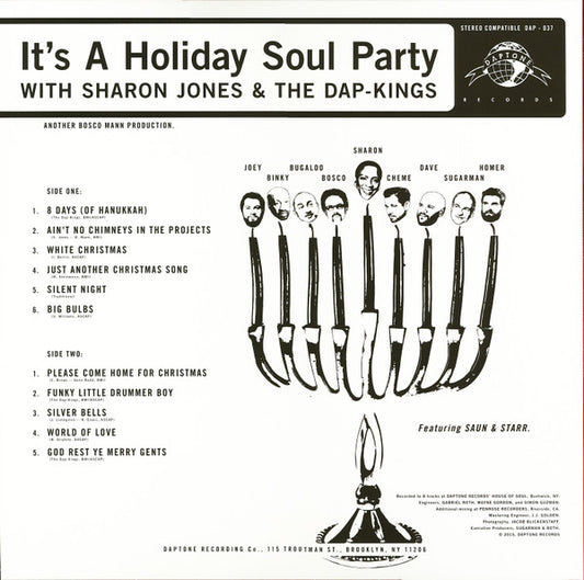 Sharon Jones & The Dap-Kings : It's A Holiday Soul Party (LP, Album, Ltd, RE, Can)