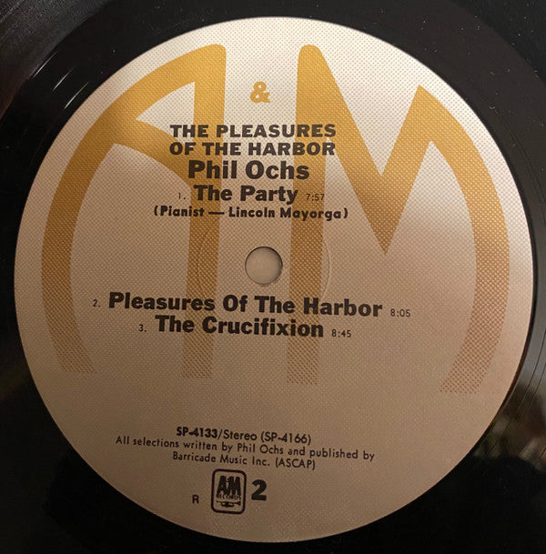 Phil Ochs : Pleasures Of The Harbor (LP, Album, RP)