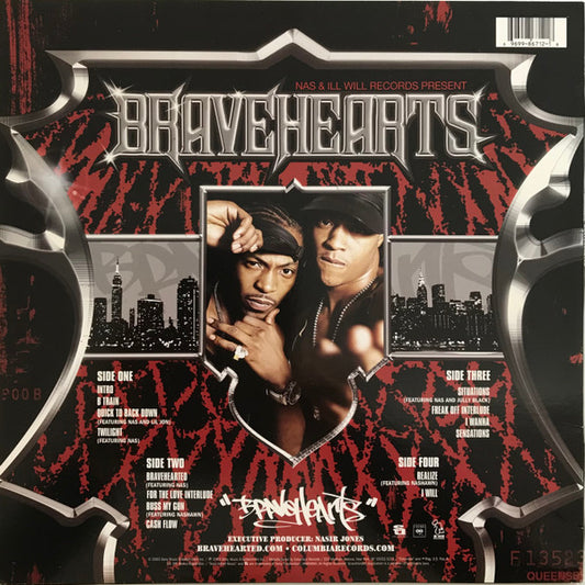Bravehearts : Bravehearted (2xLP, Album)