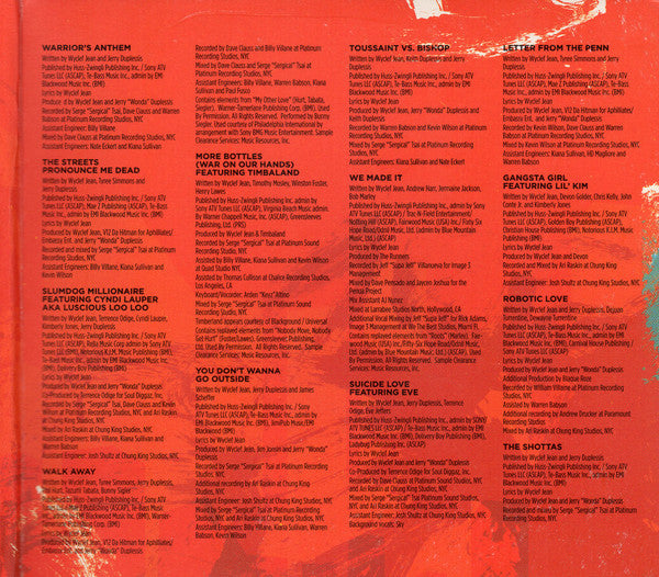 Wyclef Jean : Toussaint St. Jean From The Hut, To The Projects, To The Mansion (CD, Album)