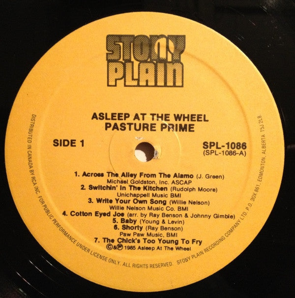 Asleep At The Wheel : Pasture Prime (LP)