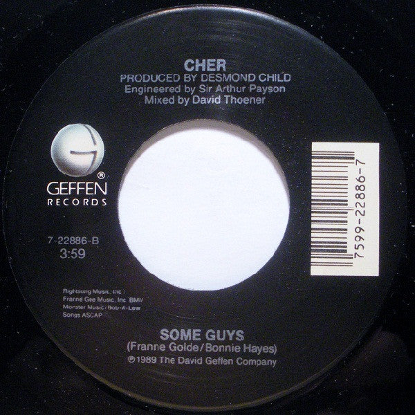 Cher : If I Could Turn Back Time (7", Single, Spe)