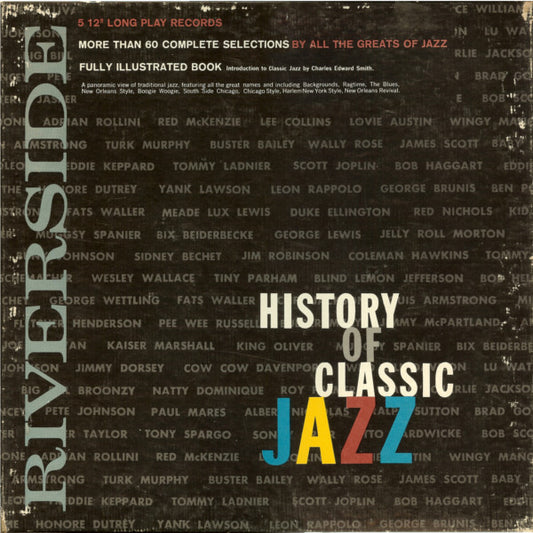 Various : History Of Classic Jazz (5xLP, Comp, RE + Box, Sta)