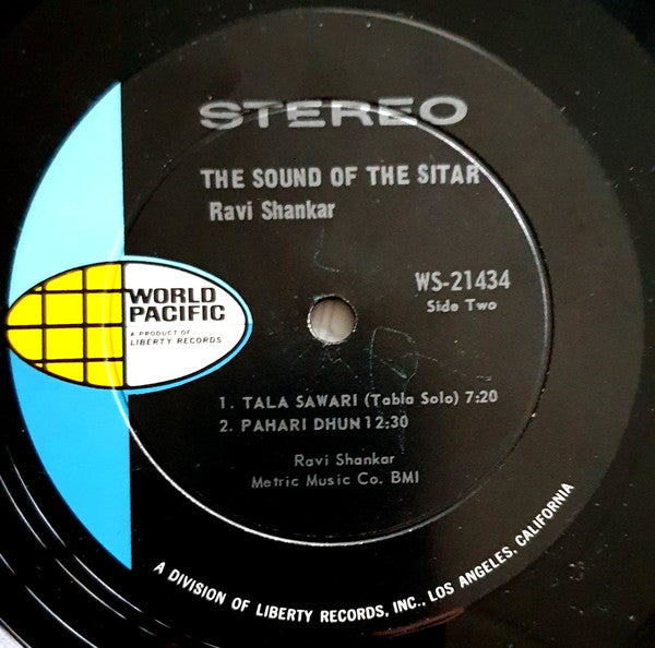 Ravi Shankar, Alla Rakha : Sound Of The Sitar (LP, Album)