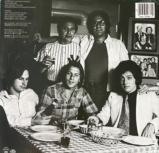 Billy Joel : The Stranger (LP, Album, RP, Pit)