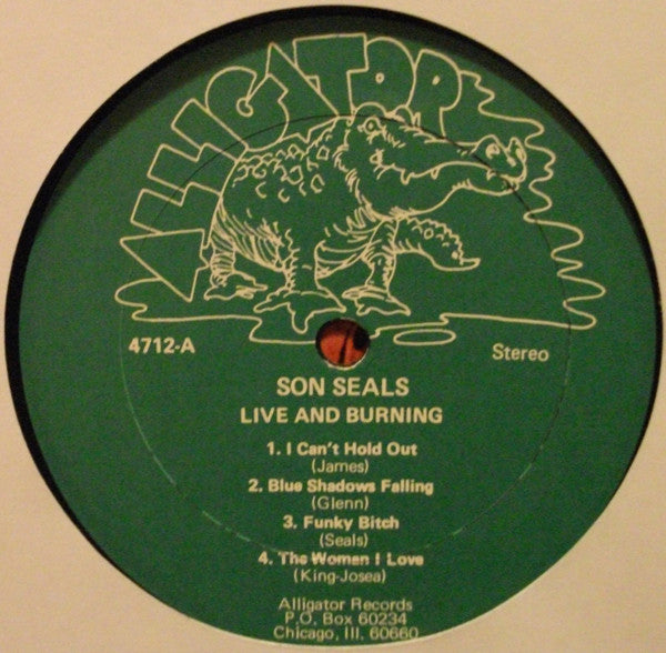 Son Seals : Live And Burning (LP, Album, RE)