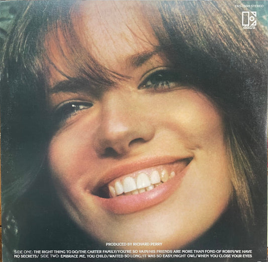 Carly Simon : No Secrets (LP, Album, Pit)