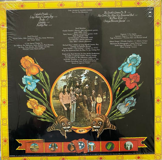 The Charlie Daniels Band : Fire On The Mountain (LP, Album, RE, Pit)