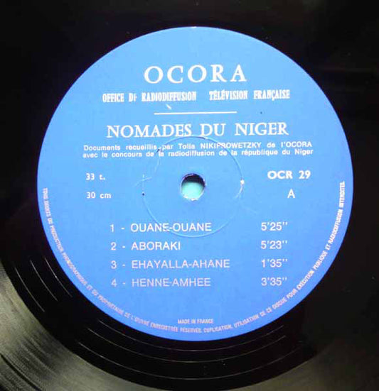 Various : Nomades Du Niger (Musique Des Touareg / Musique Des Bororo) (LP, Comp)