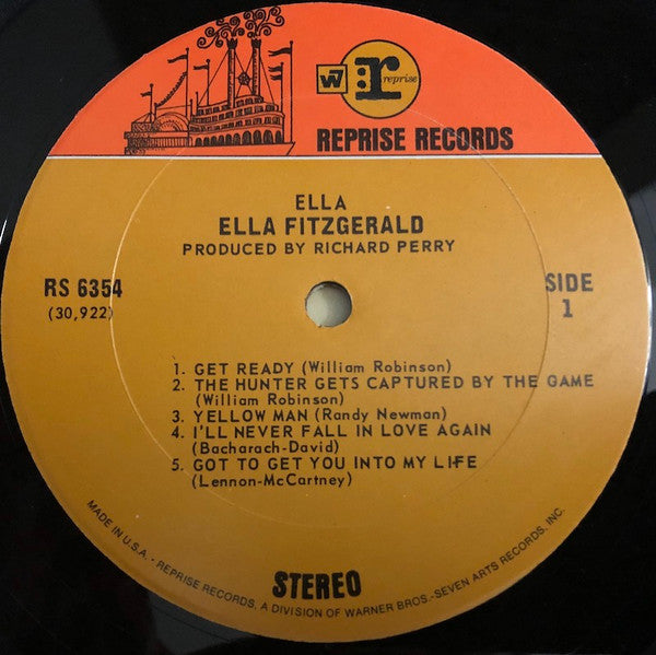 Ella Fitzgerald : Ella (LP, Album, Pit)