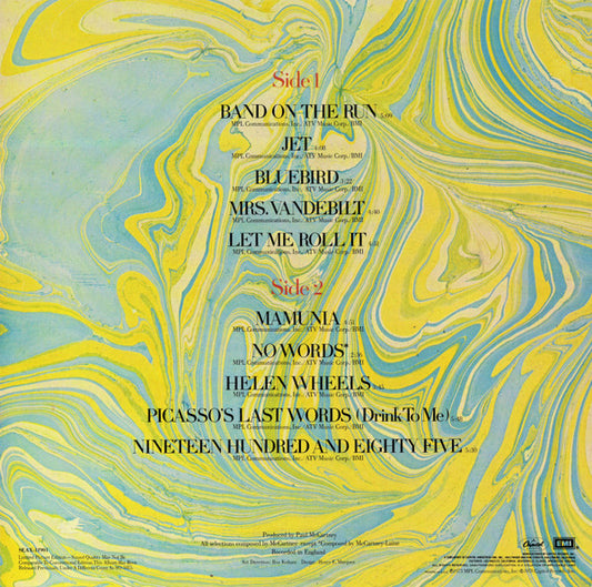 Paul McCartney & Wings* : Band On The Run (LP, Album, Ltd, Pic, RE)