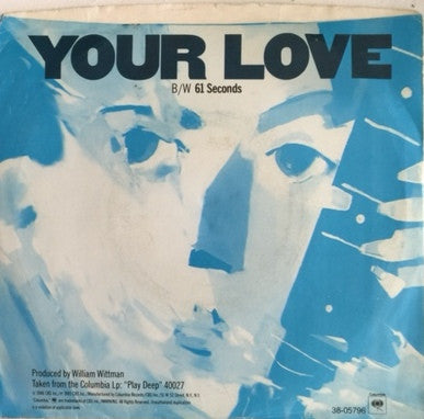 The Outfield : Your Love (7", Styrene, Car)