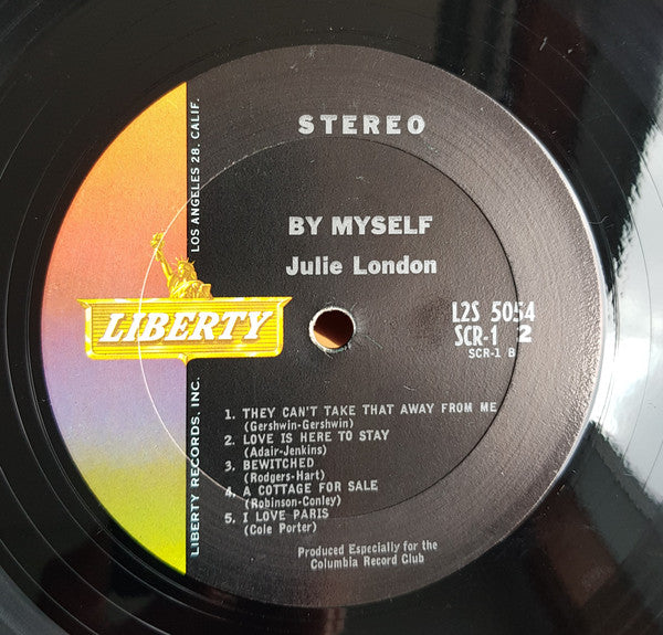 Julie London : By Myself (LP, Comp, Club)
