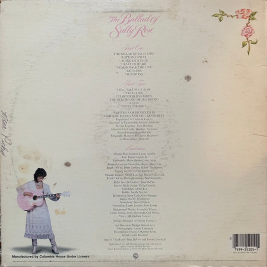 Emmylou Harris : The Ballad Of Sally Rose (LP, Album, Club, Car)