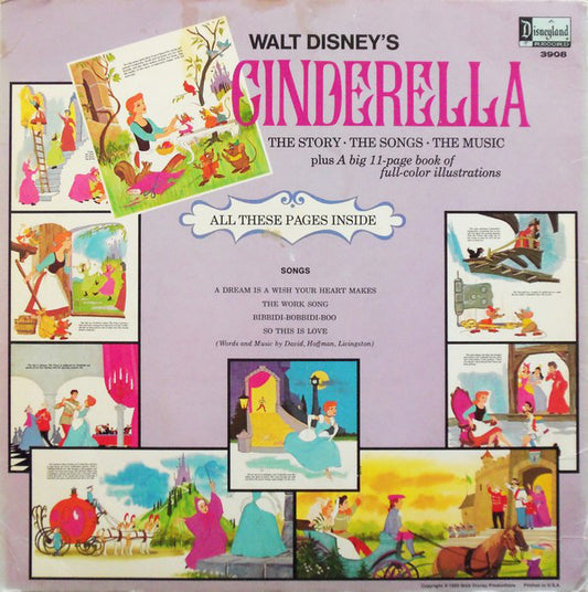 Ginny Tyler : Cinderella - The Story And The Songs (LP, Album, Mono, RE, RP)