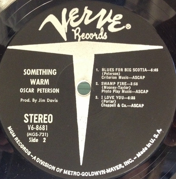 Oscar Peterson : Something Warm (LP, Album)