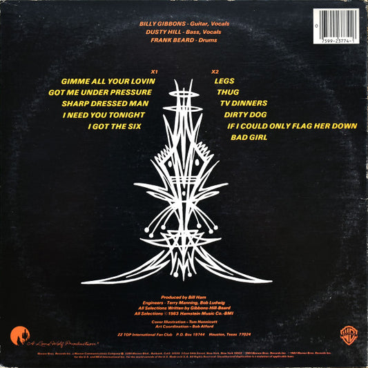 ZZ Top : Eliminator (LP, Album, All)