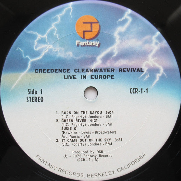 Creedence Clearwater Revival : Live In Europe (2xLP, Album, RE, TH )
