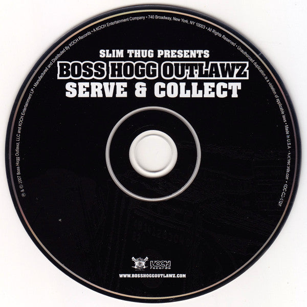 Slim Thug Presents Boss Hogg Outlawz : Serve & Collect (CD, Album)